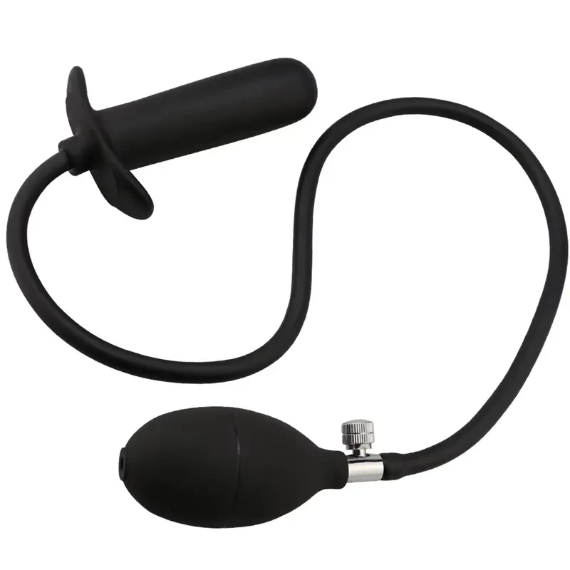 anal plug with adjustable inflation