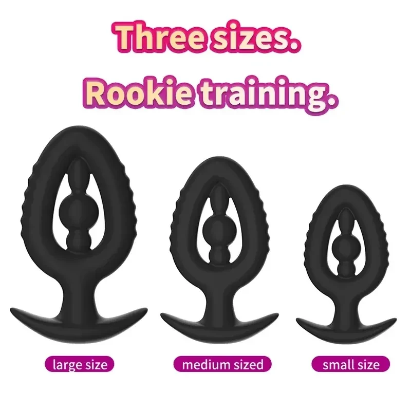 anal plug with beads