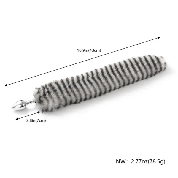 anal plug with detachable tail