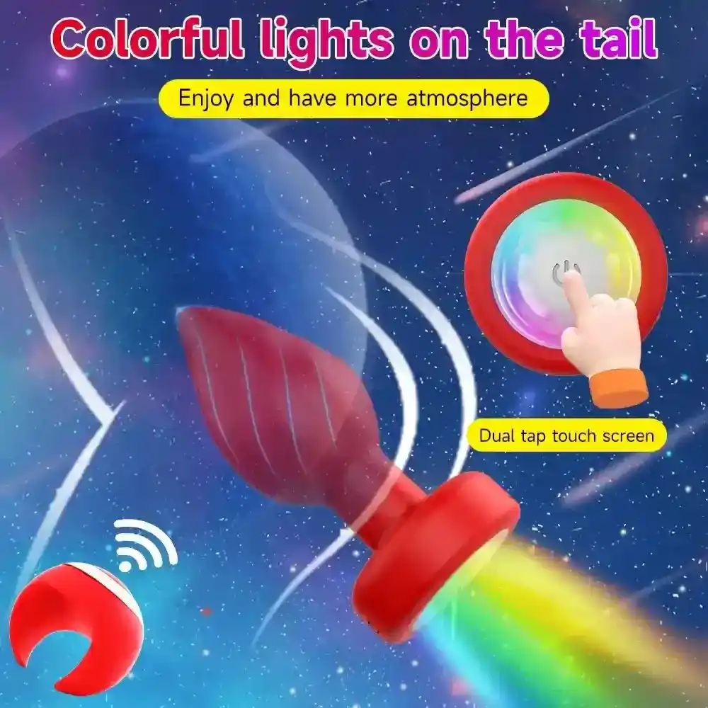 anal plug with remote vibration modes