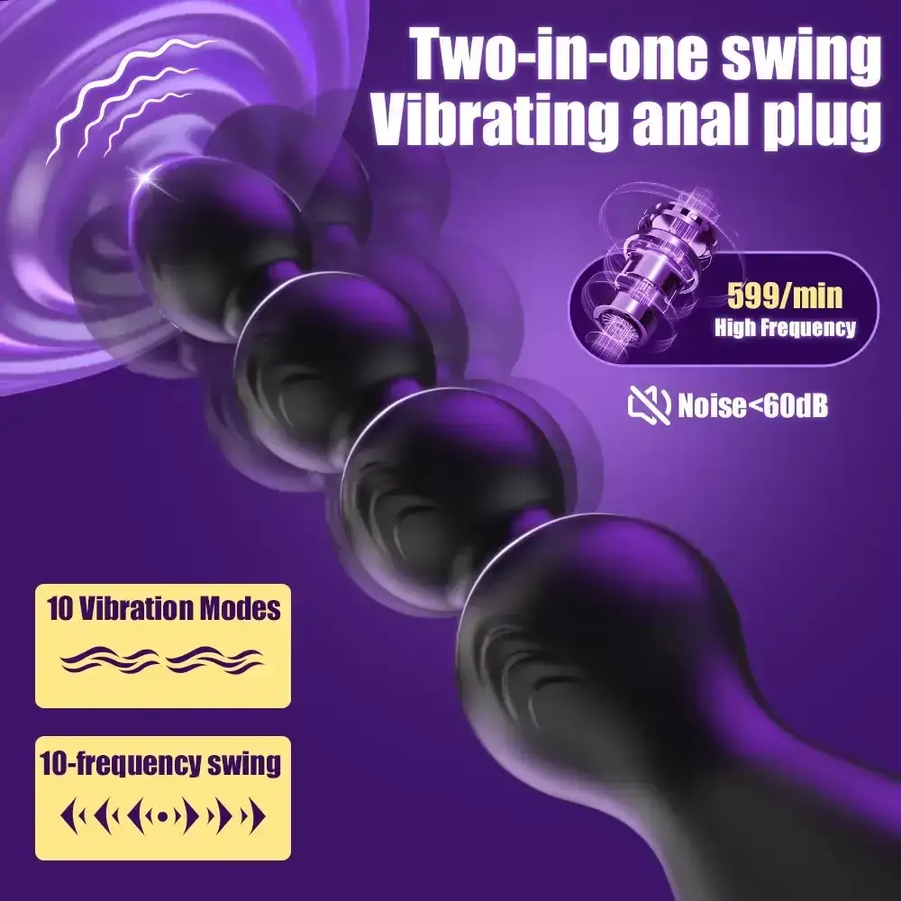anal plug with vibration modes