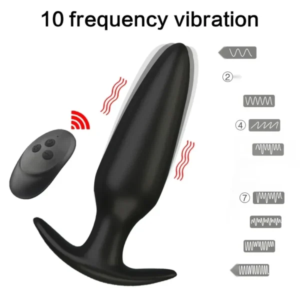 anal vibrator 10 frequency remote