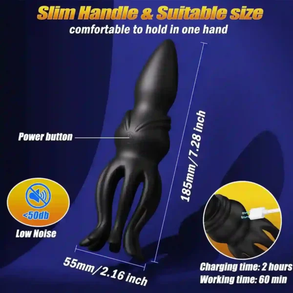 anal vibrator with 9 vibration modes