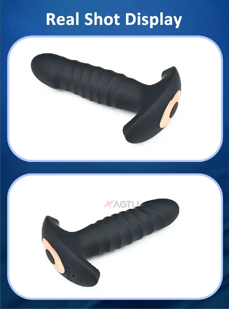 app control long distance vibrating butt plug