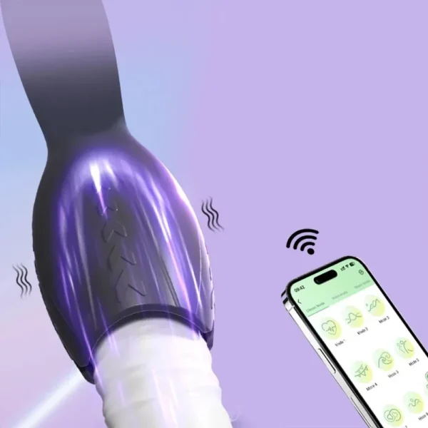 app controlled 9 vibration modes toy