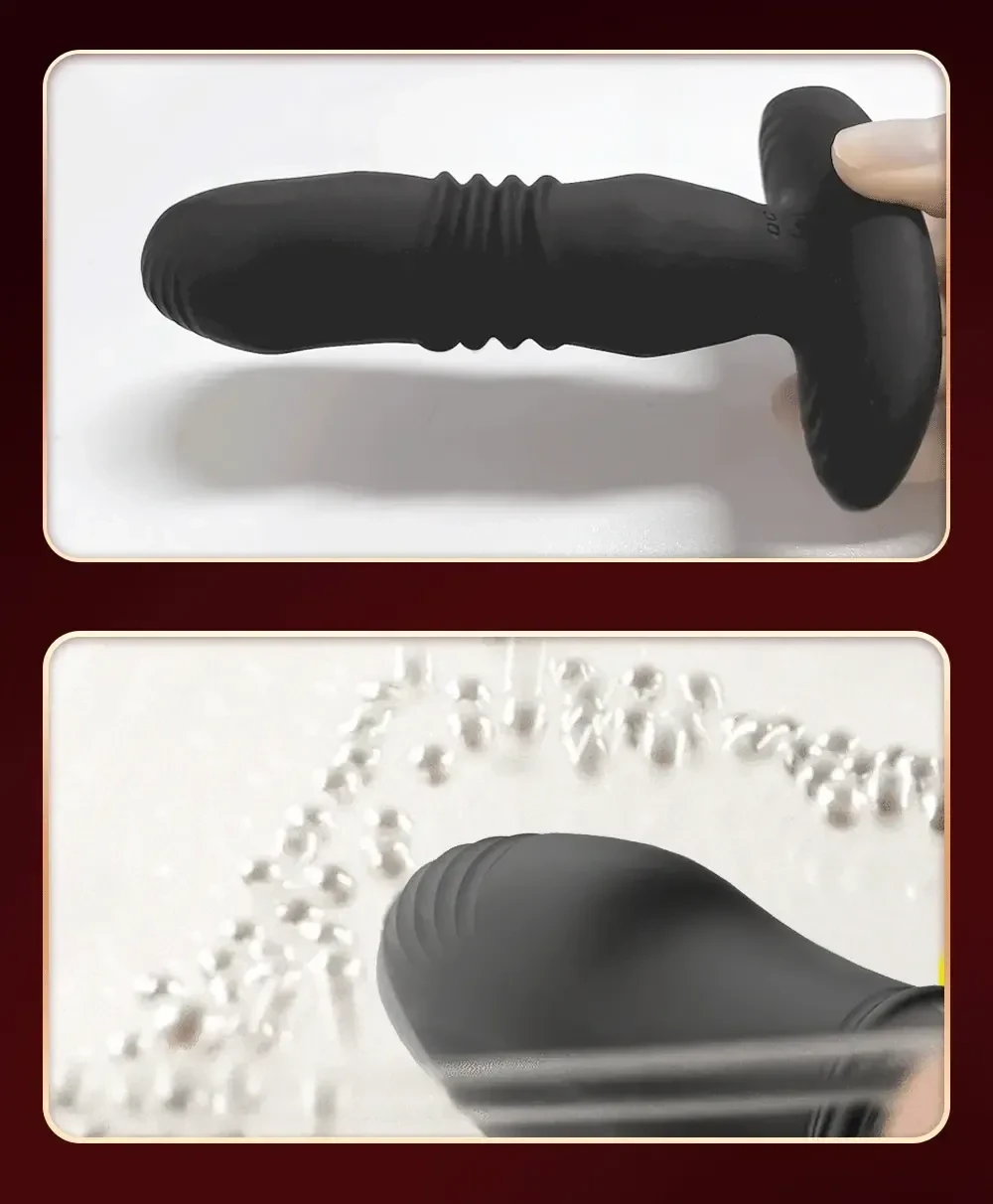app controlled anal vibrator thrusting