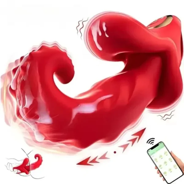 app controlled clitoral licking vibrator