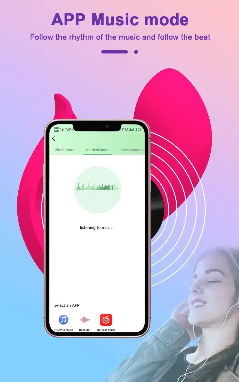 app controlled g spot curved vibrator