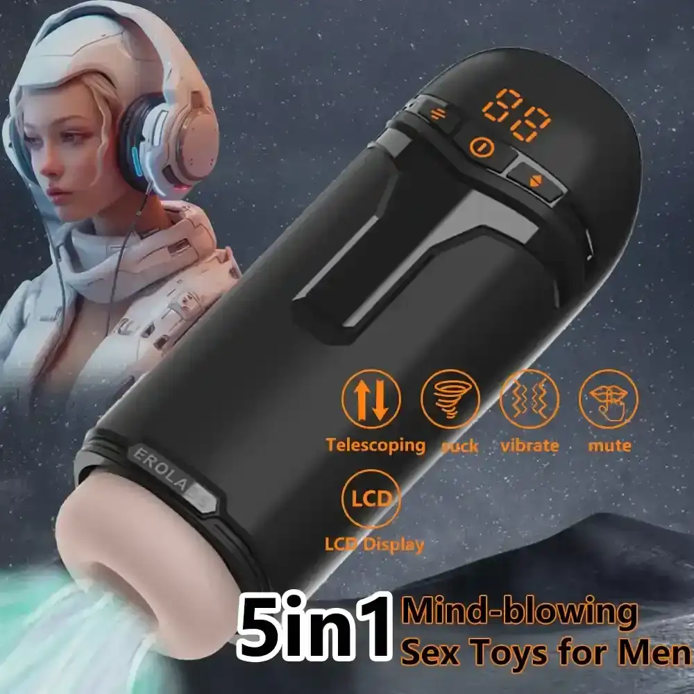 app controlled male suction stroker