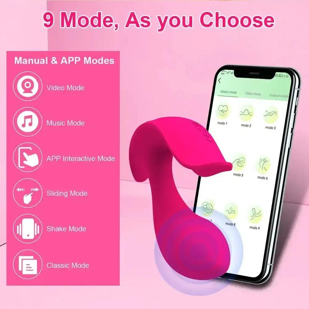 app controlled music mode vibrator