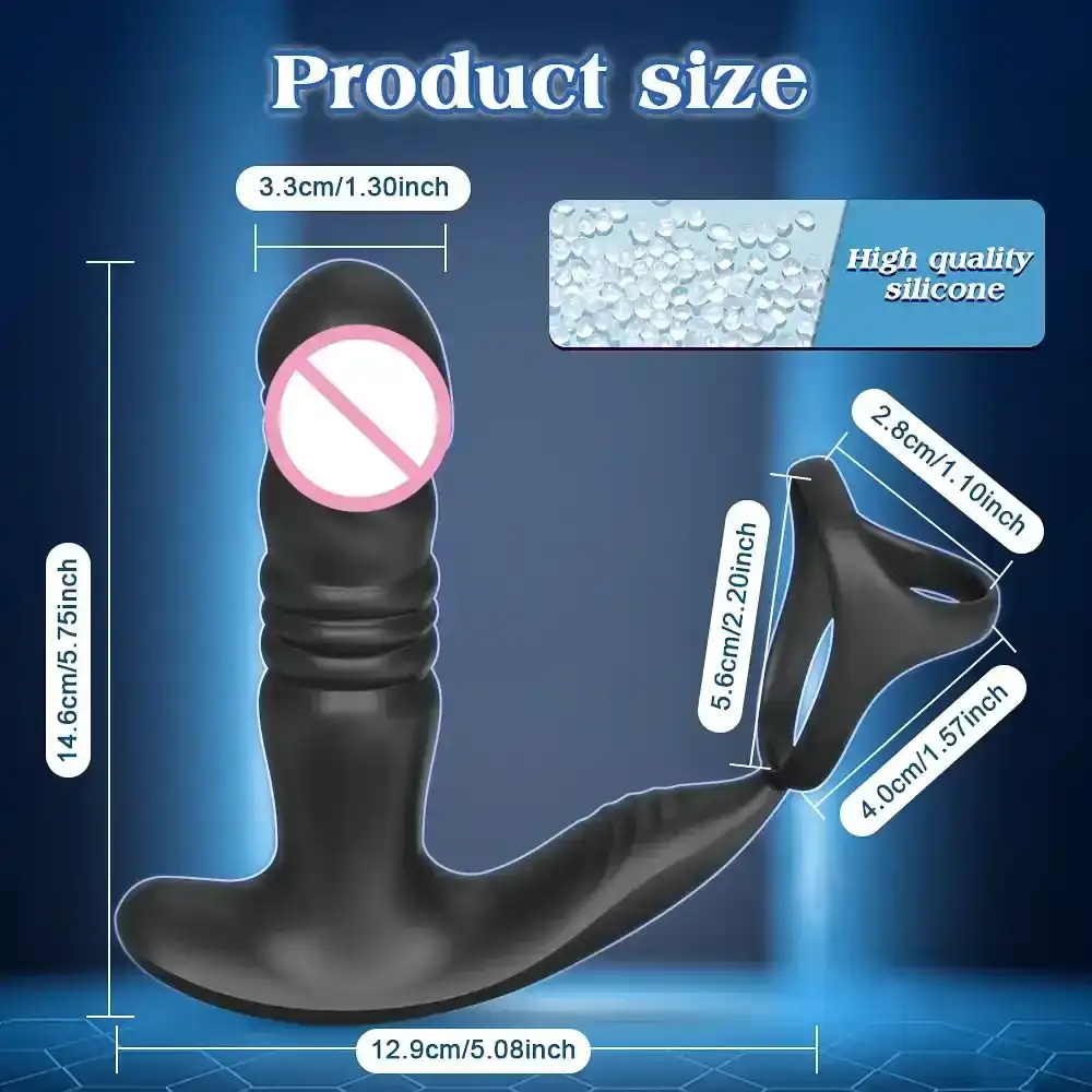 app controlled waterproof prostate vibrator