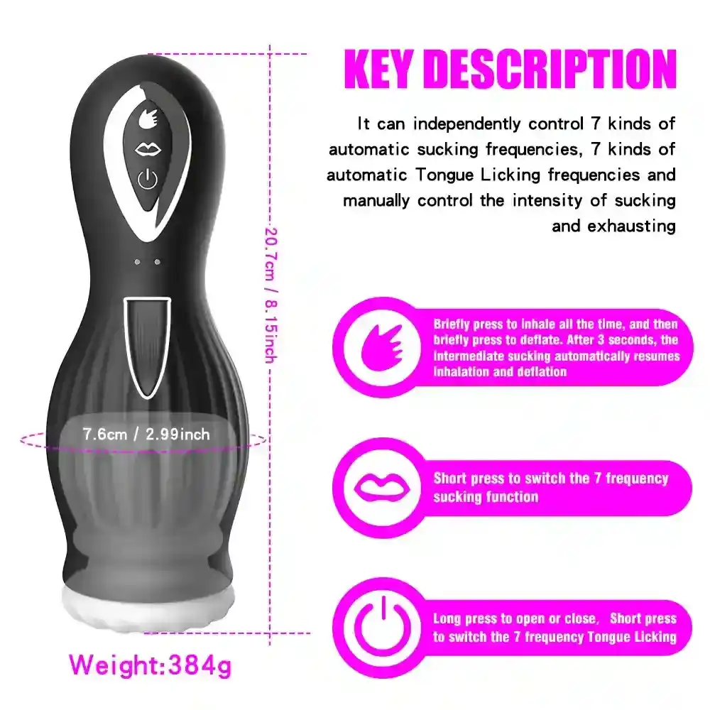 automatic licking oral sex toy