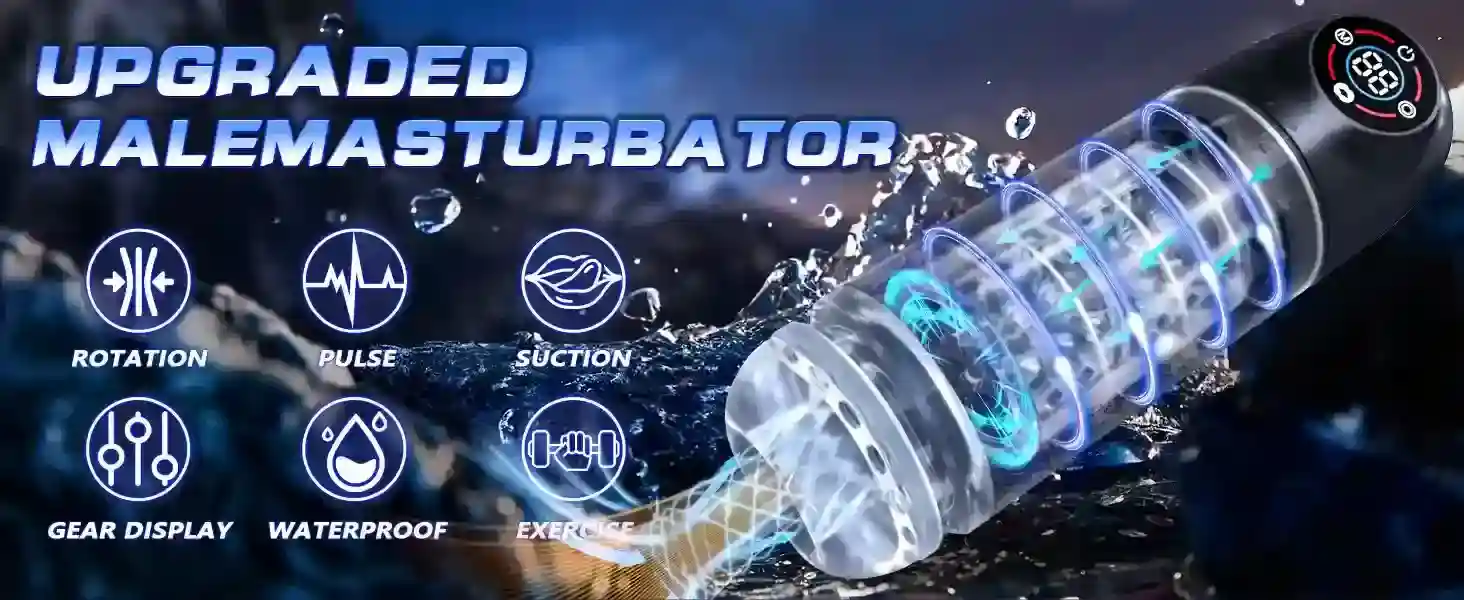automatic male vibrator rotation