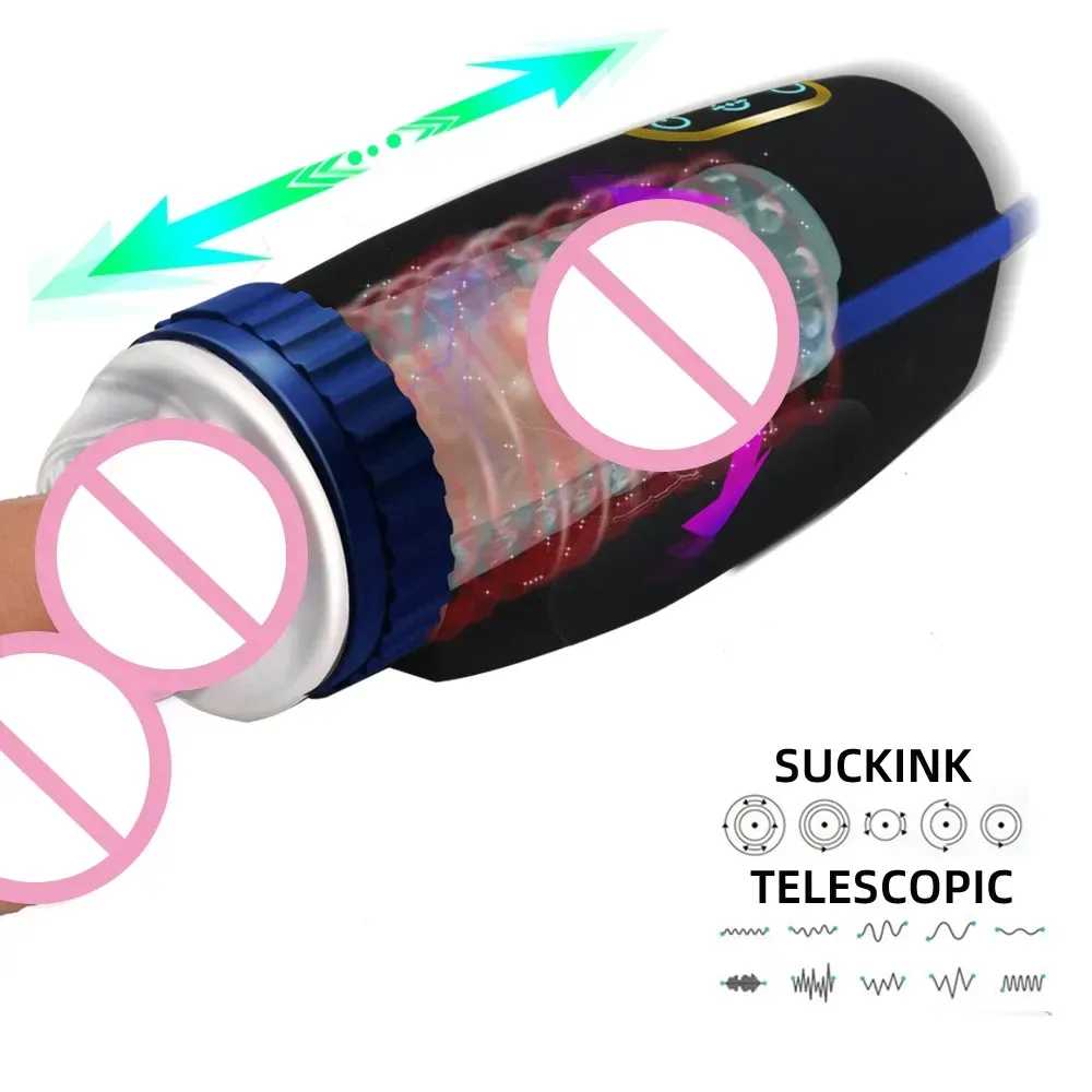 automatic piston thrusting tpe masturbator