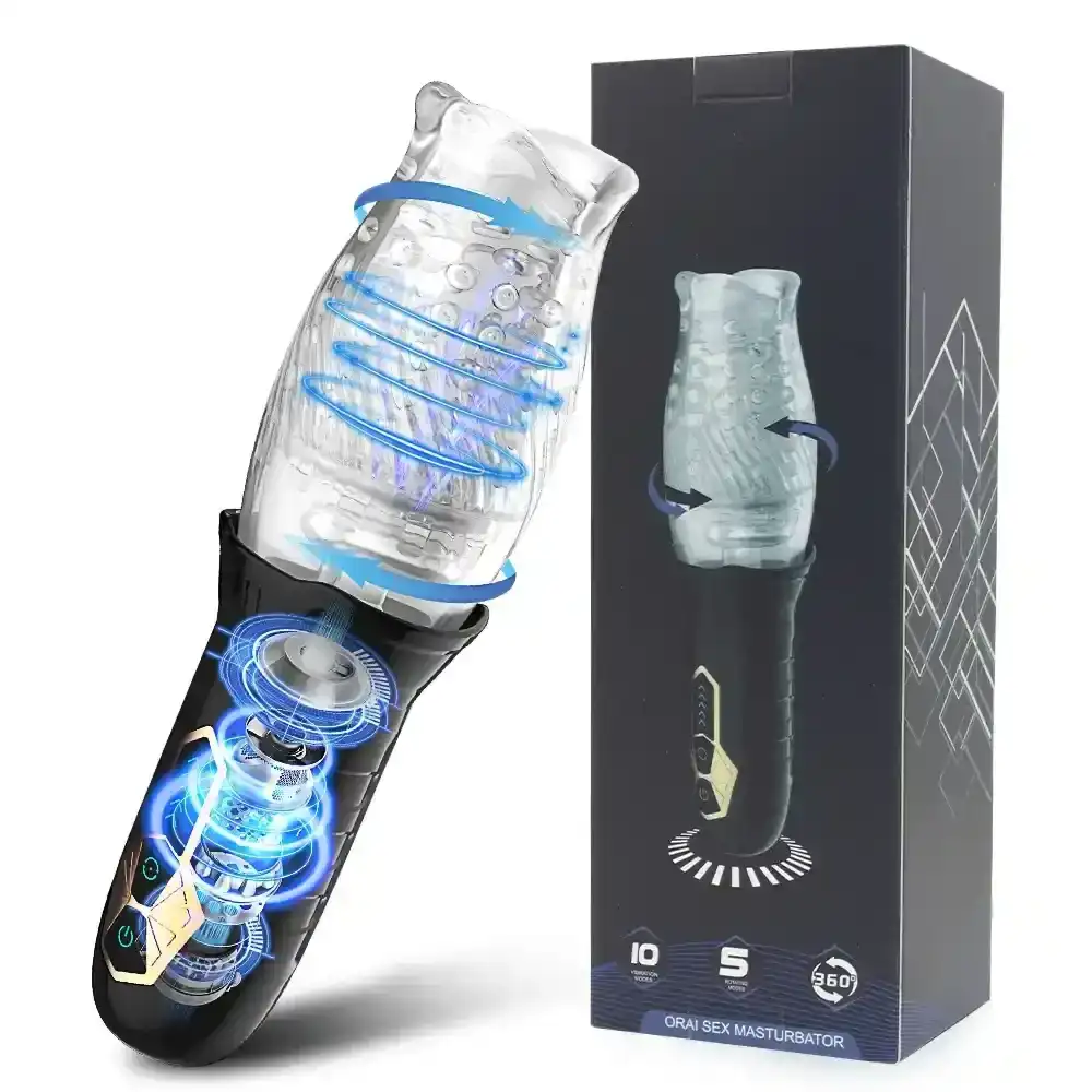 automatic rotating masturbator cup