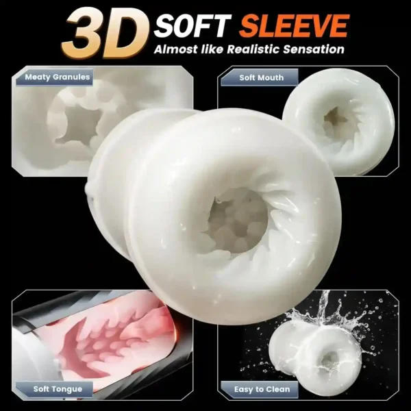 automatic stroker with 7 thrusting modes