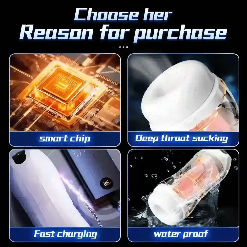 automatic sucking male masturbator for men
