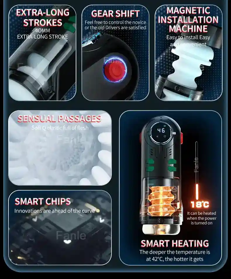 automatic thrusting heating sex toy
