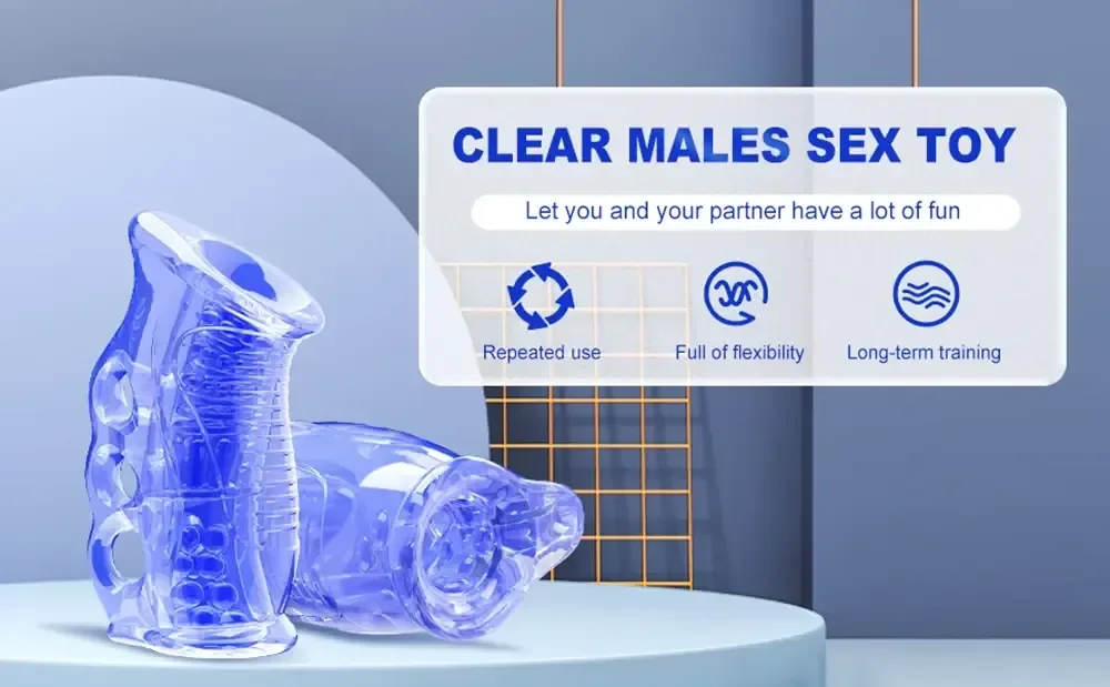 beaded inner canal male masturbator