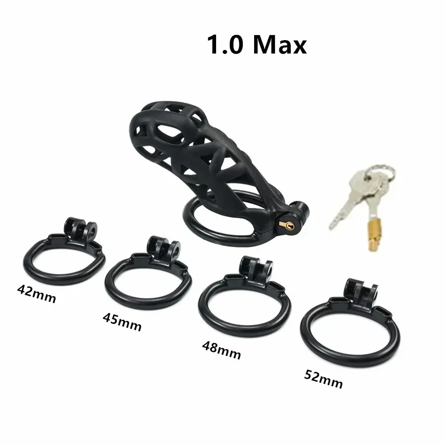 beginner male chastity device resin