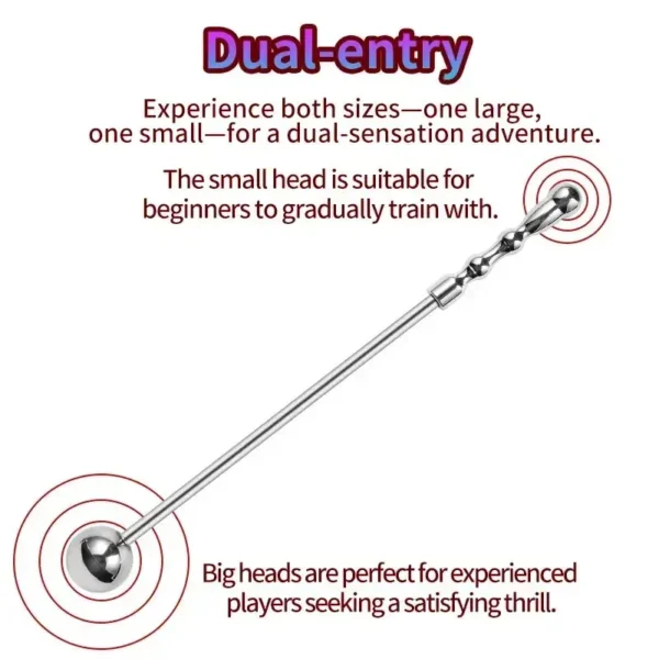 beginners anal training metal plug
