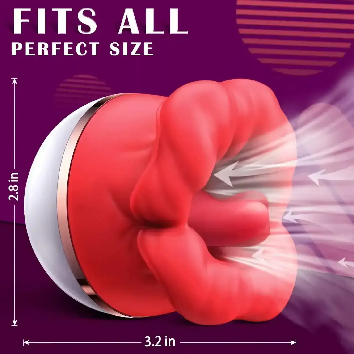 big mouth clitoral toy silicone