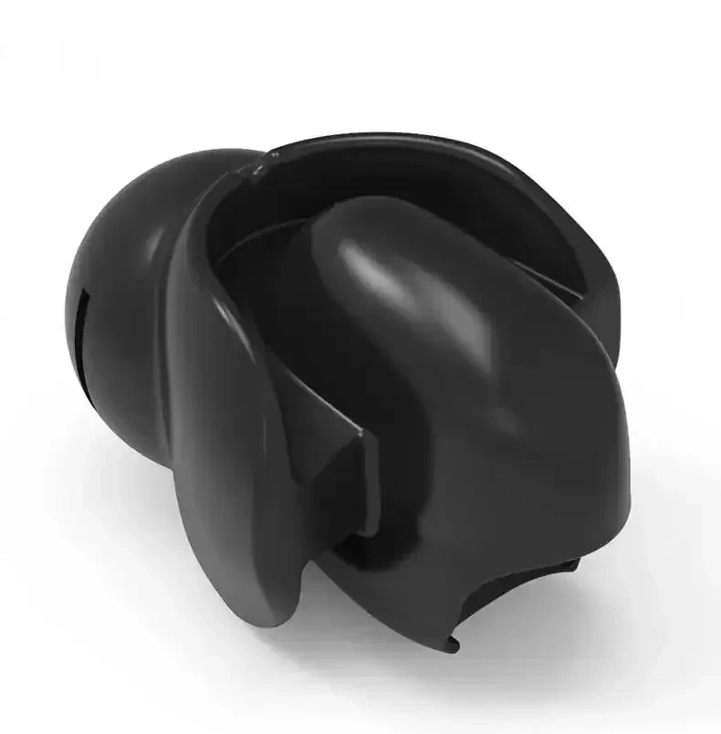 black adult silicone balloon gag adjustable
