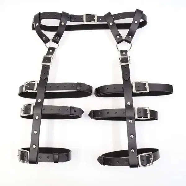 black bdsm femdom bodywear