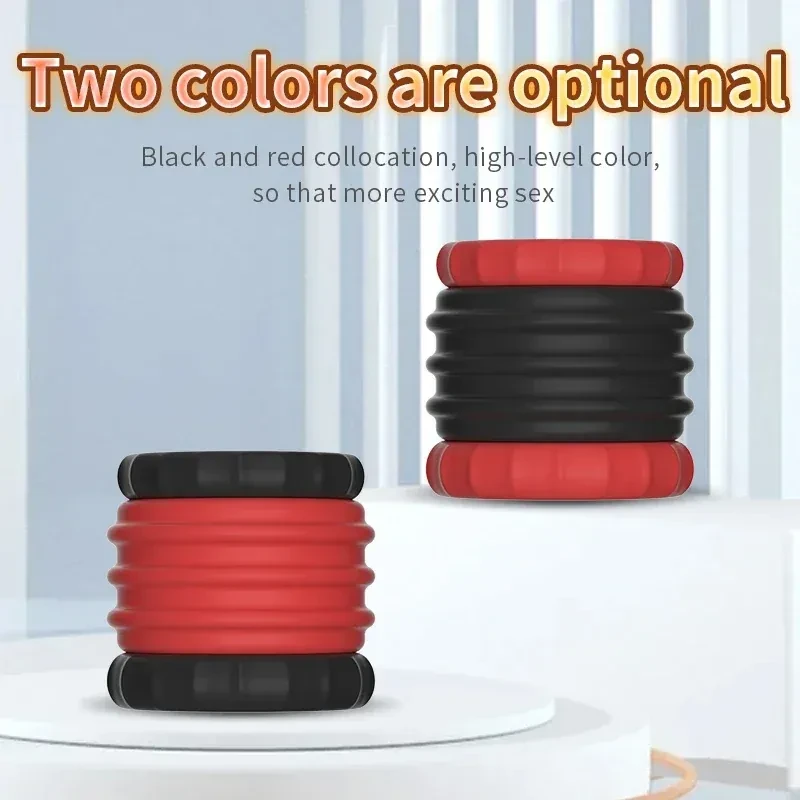 black enhanced pleasure cock ring