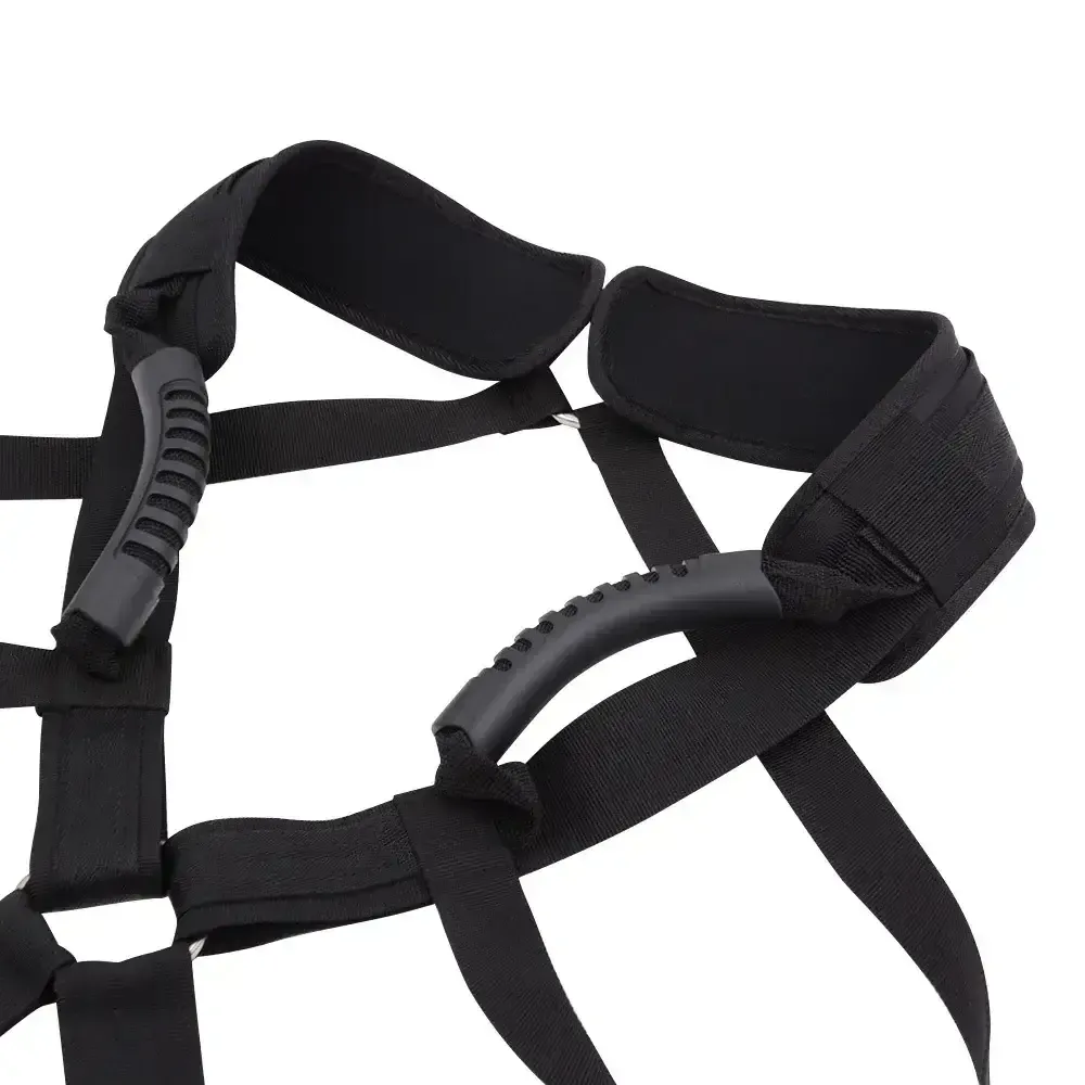 black nylon cuffs and restraints