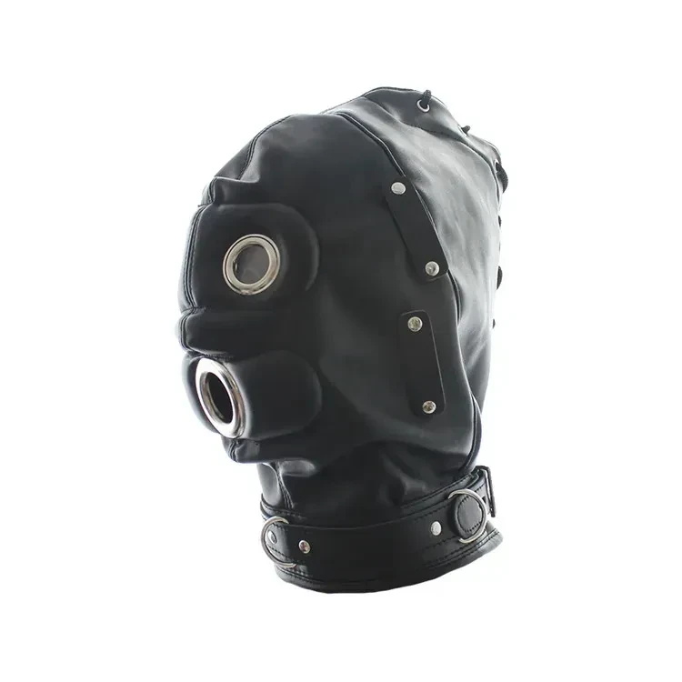 black open bust restraint apparatus