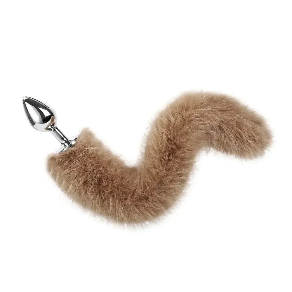 black plush tail for beginners