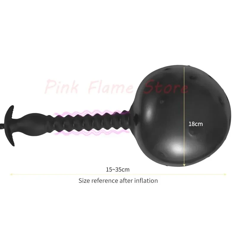black retractable dildo textured surface