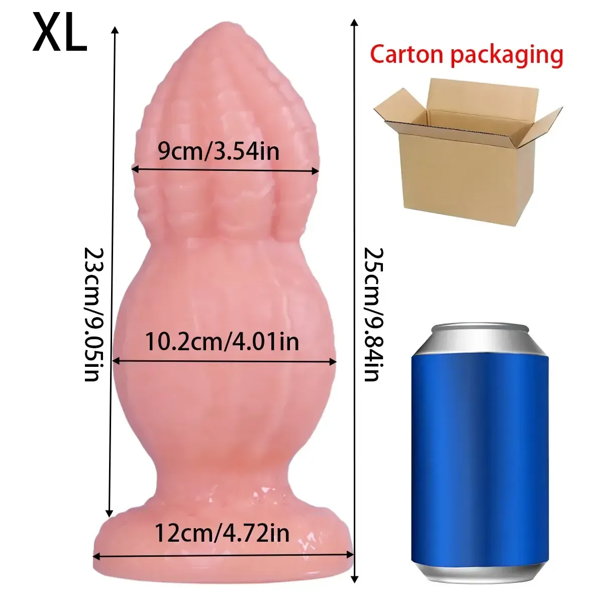 black rubber butt plug suction