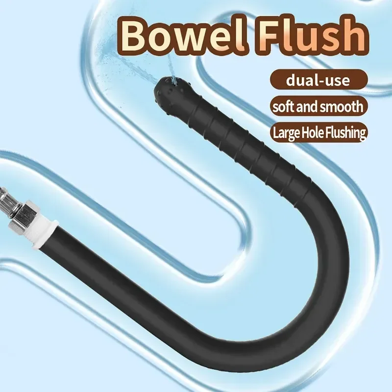 black silicone anal enema