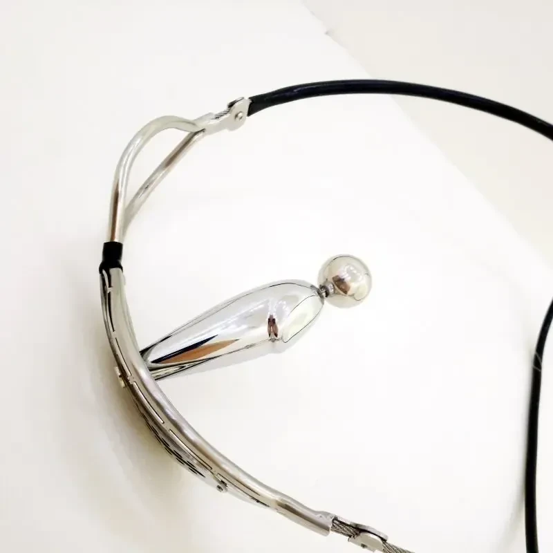 black stainless steel chastity belt