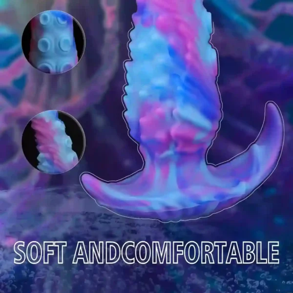 black tentacle anal plug for women