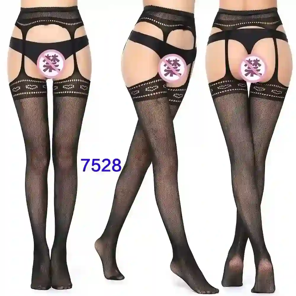 black thigh high fishnet durable