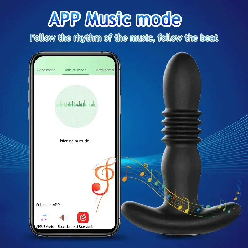 bluetooth anal plug app features