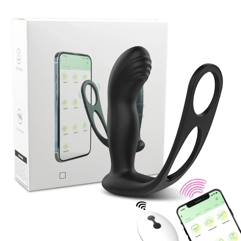 bluetooth anal plug usb rechargeable