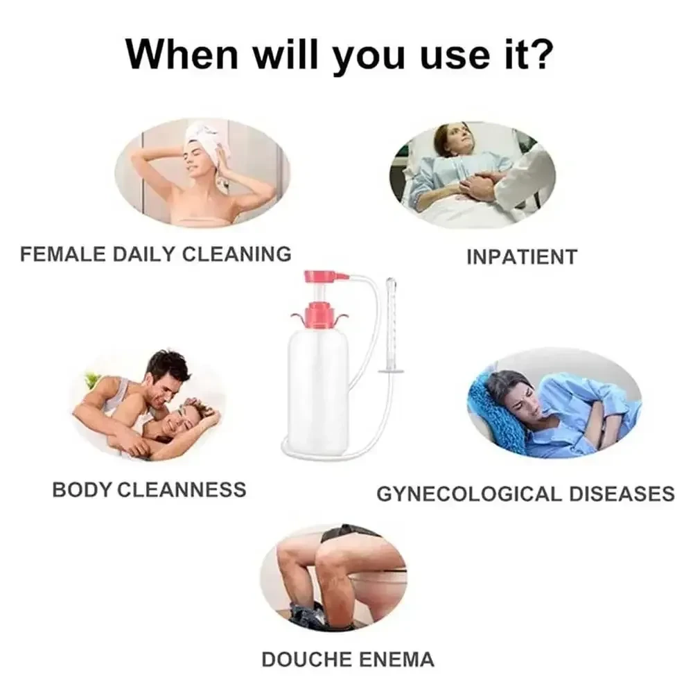 body safe plastic easy pump enema