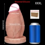 body-safe silicone anal plug xl