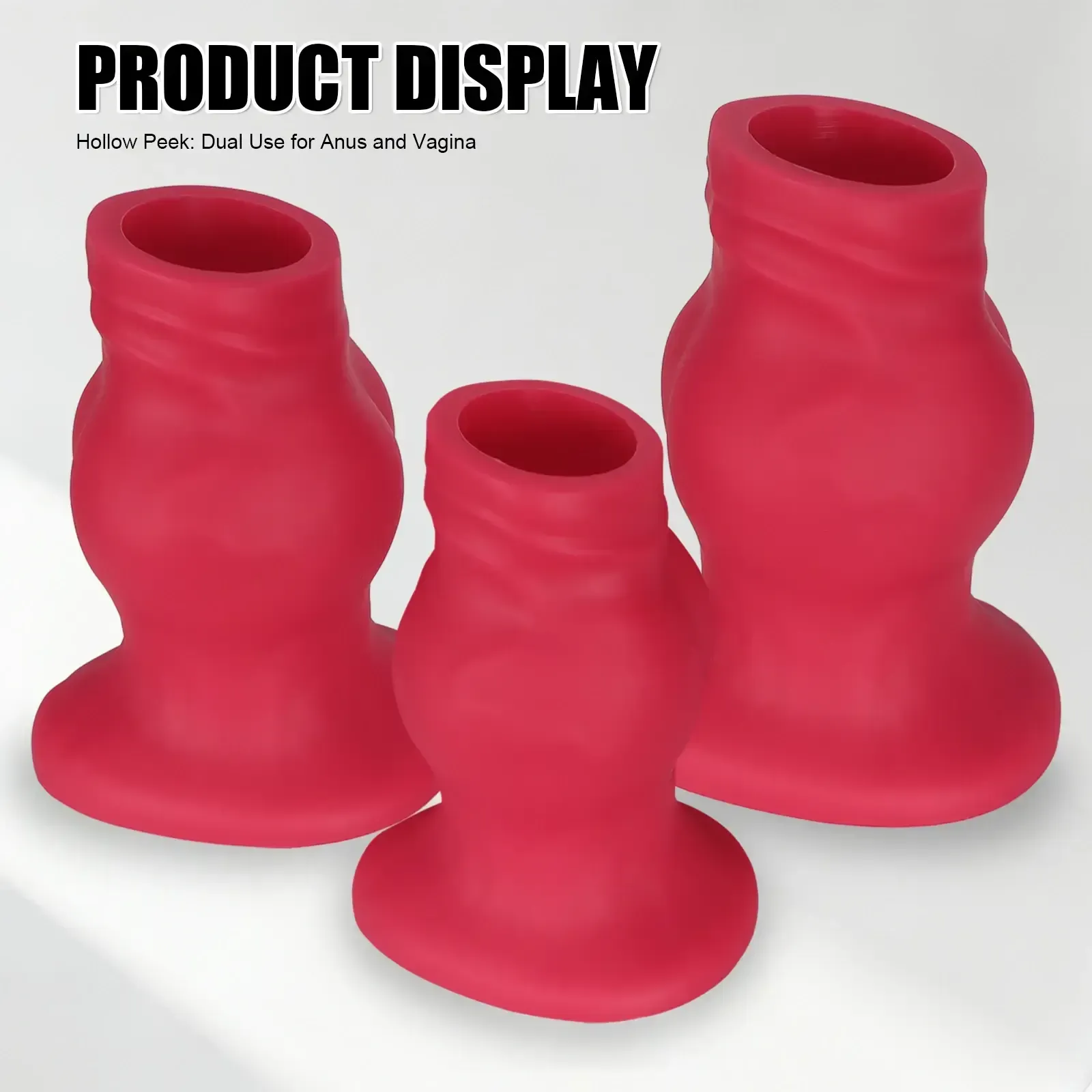 body safe silicone anal training toy