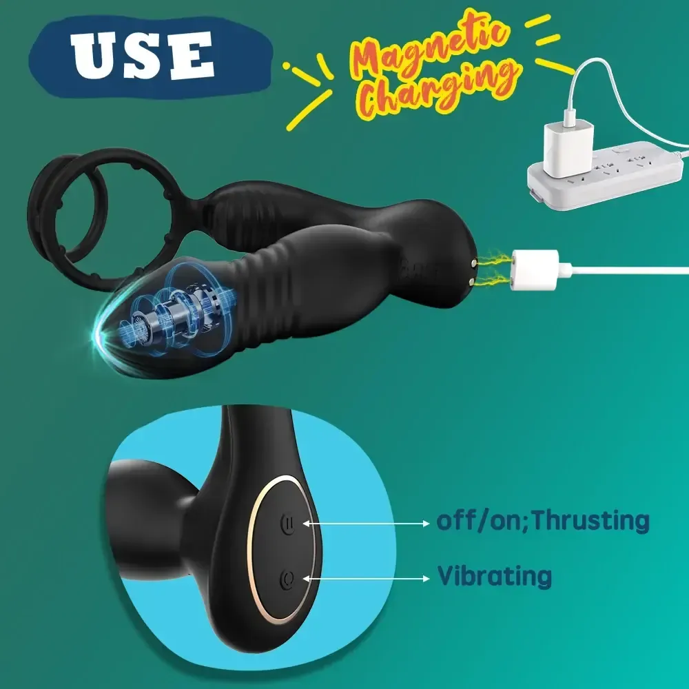 body safe silicone prostate massager