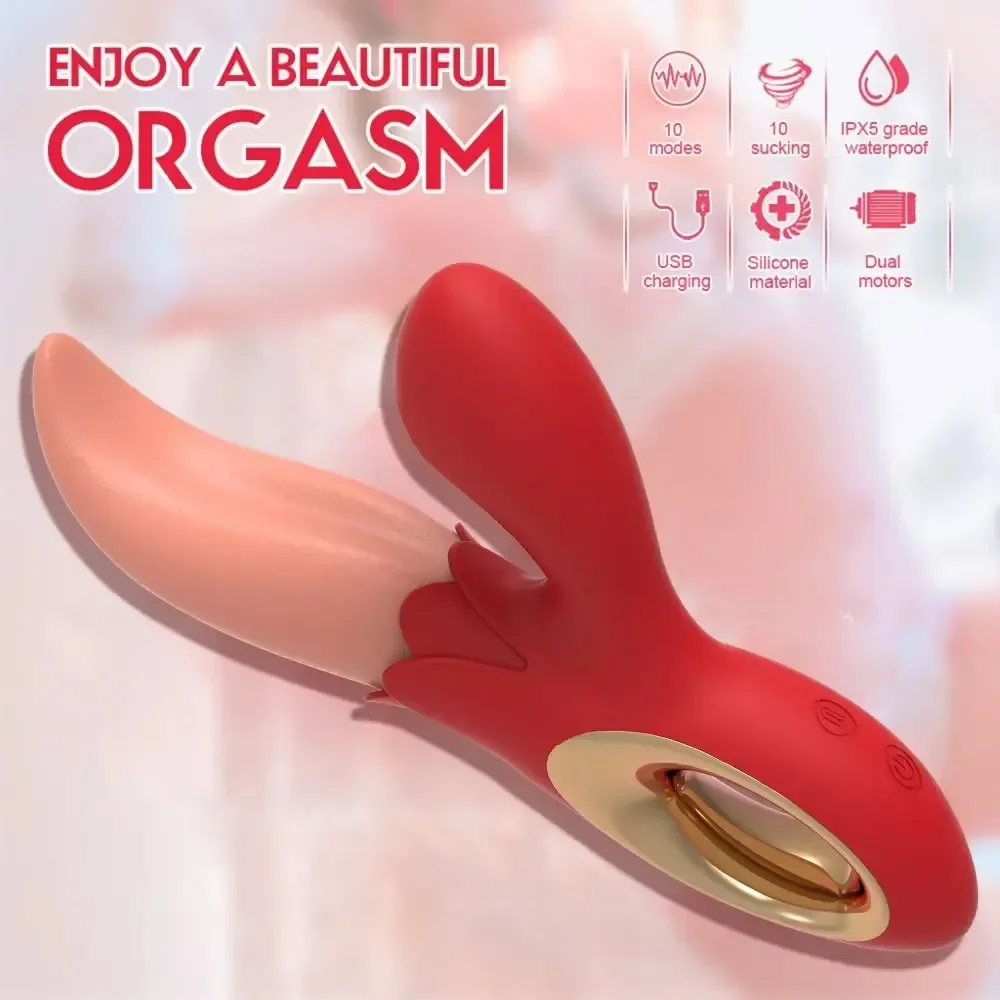body safe abs licking vibrator