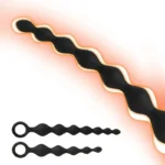 body safe anal beads black