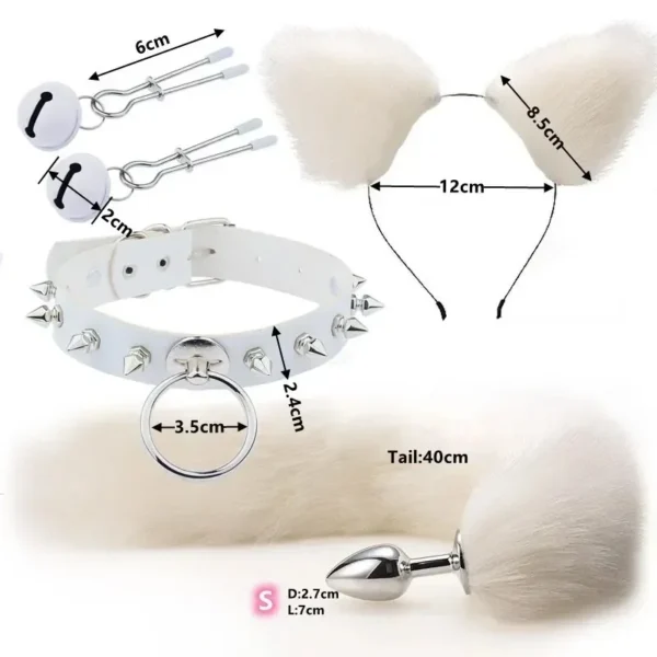 body safe fox tail buttplay