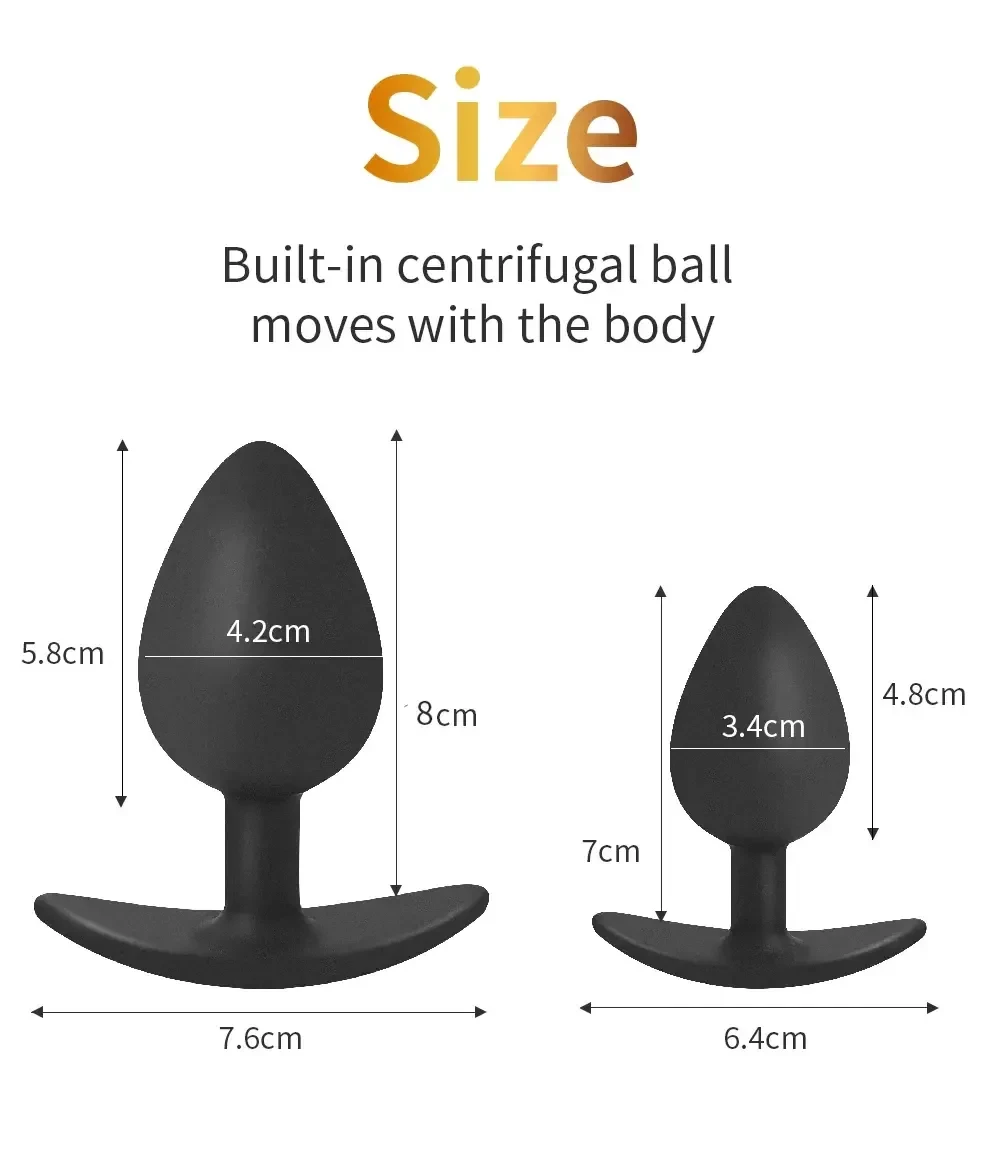 body safe silicone anal plug 5