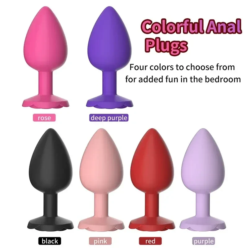 body safe silicone anal plug 6