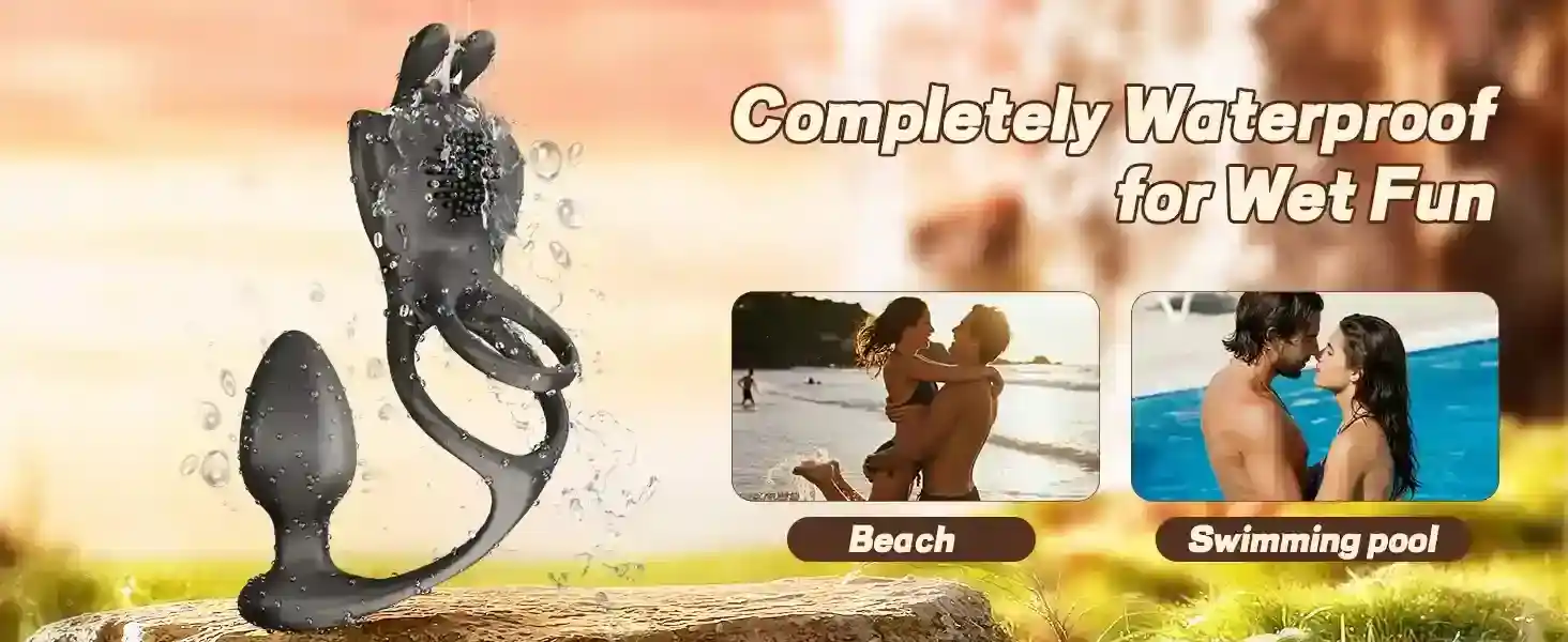 body safe silicone anal plug remote control